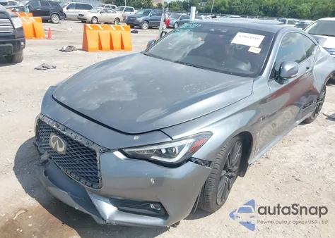 2017 Infiniti Q60 3.0T Red Sport 400 z USA, uszkodzony, nr VIN JN1FV7EL9HM702168